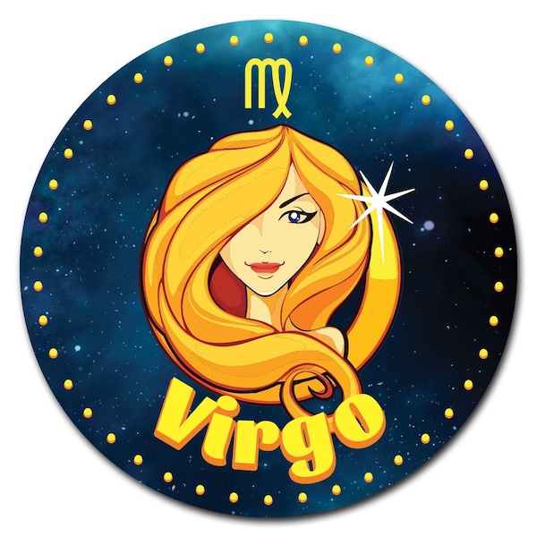 Virgo Circle Corrugated Plastic Sign
